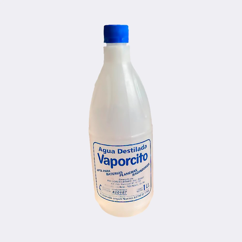 Agua Destilada 1L Vaporcito